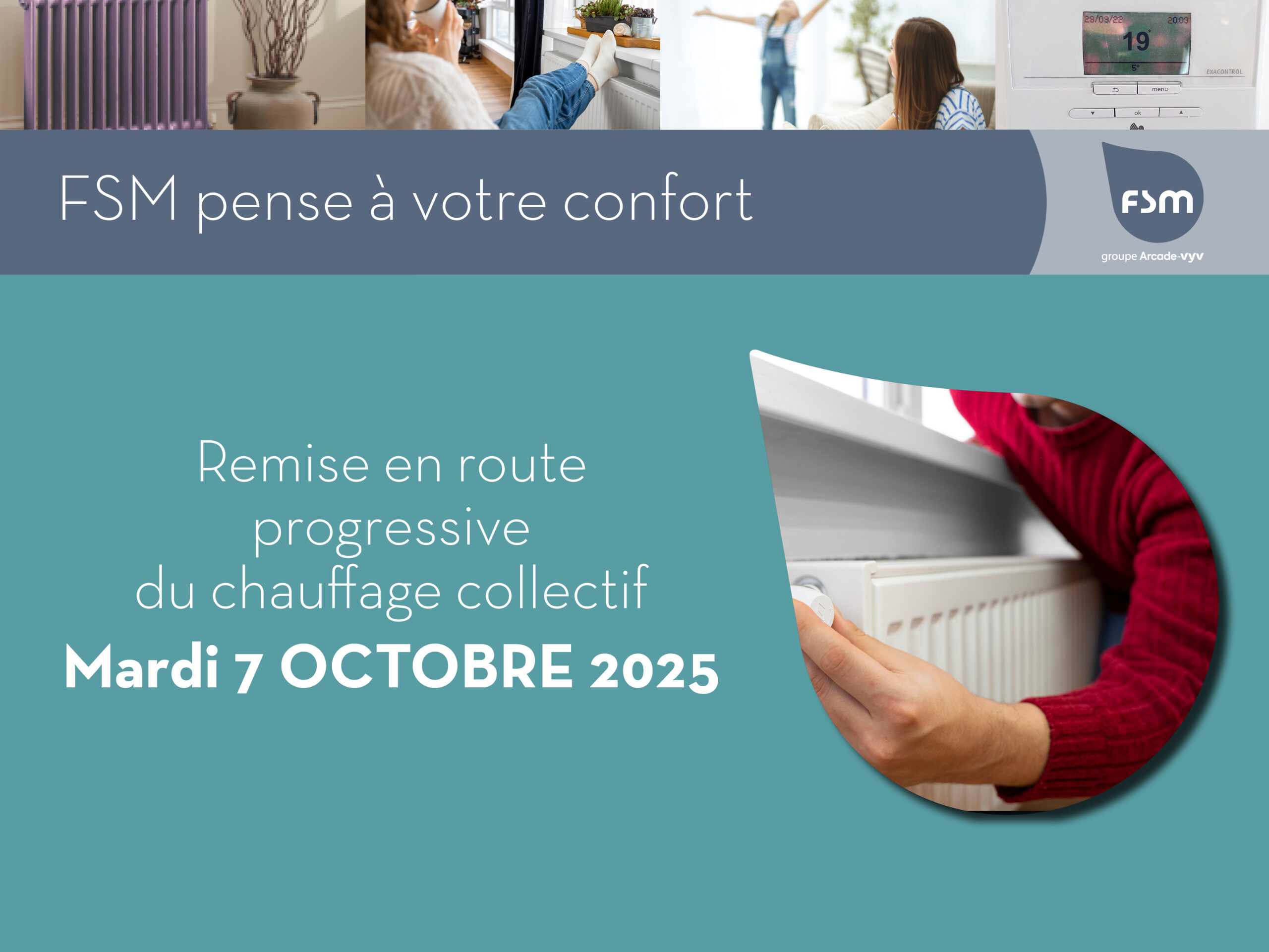 Affiche Remise en route du chauffage 20251_01